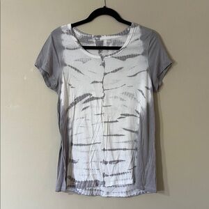 Calvin Klein Tie-Dye Gray and White Tee